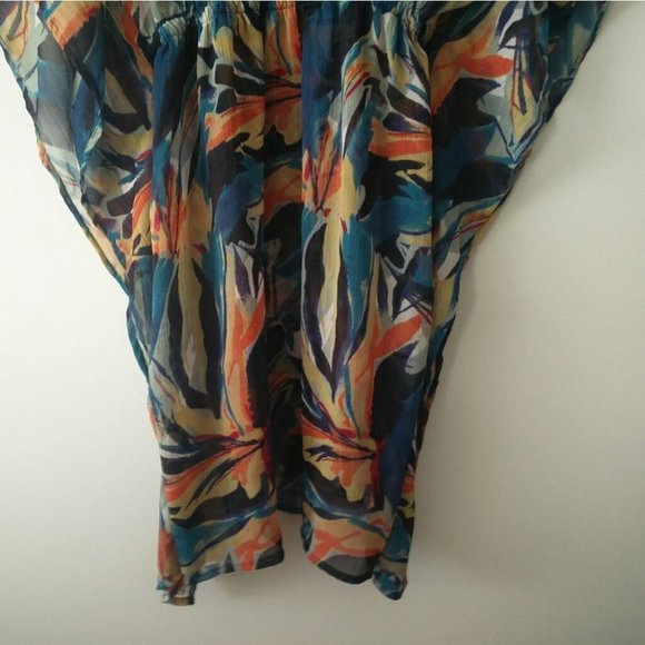 Nwt Jessica Sheer Multicoloured Cover-up - Picture 5 of 10